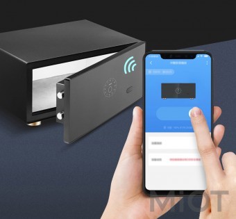 Розумний сейф зі сканером відбитка пальця Xiaomi CRMCR Black BGX-X1-20MiNi