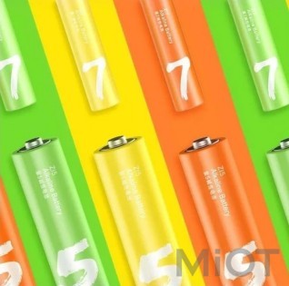 Батарейки Xiaomi CUKTECH AA+AAA rainbow alkaline battery (12 AA+12 AAA) B10