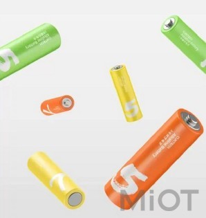 Батарейки Xiaomi CUKTECH AA+AAA rainbow alkaline battery (12 AA+12 AAA) B10