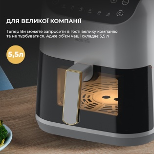 Аэрофритюрница Xiaomi Deerma Air Fryer KZ130 5,5L (DEM-KZ130)