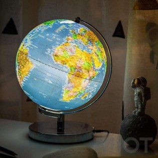 Рельєфний глобус Xiaomi Deli 2164 HD luminous globe 25cm