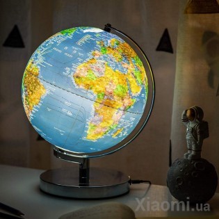Рельефный глобус Xiaomi Deli 2164 HD luminous globe 25cm
