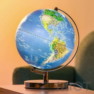 Рельєфний глобус Xiaomi Deli 2164 HD luminous globe 25cm