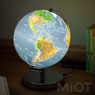 Рельєфний глобус Xiaomi Deli 2164 HD luminous globe 25cm