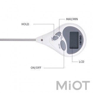 Електронний кухонний термометр Xiaomi Deli 8807