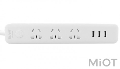 Подовжувач Xiaomi Delipow Power Strip (3 розетки; 3 USB) 3m White (DLP-C1133U3)