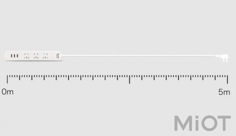 Подовжувач Xiaomi Delipow Power Strip (3 розетки; 3 USB) 5m White (DLP-C1133U5)