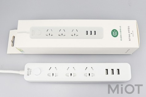 Подовжувач Xiaomi Delipow Power Strip (3 розетки; 3 USB) 1.8m White (DLP-C1133U1,8)