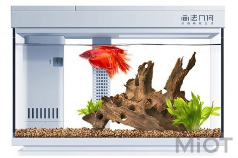 Розумний Акваріум Xiaomi Descriptive Geometry 15L 384*225*280mm (HF-JHYG006)