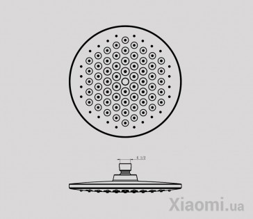 Лейка для душа Xiaomi DiiiB Shower Head Silver DXC50001-1001