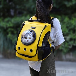 Дорожная сумка-рюкзак для животных Xiaomi DIY Mini Monstar Space Capsule Yellow