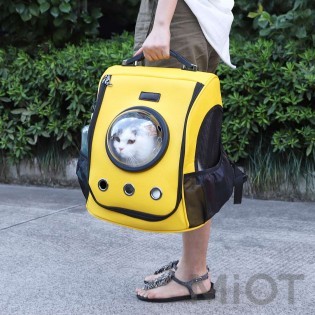 Дорожня сумка-рюкзак для тварин Xiaomi DIY Mini Monstar Space Capsule Yellow