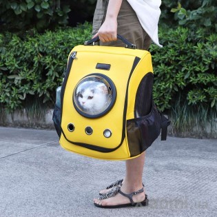 Дорожная сумка-рюкзак для животных Xiaomi DIY Mini Monstar Space Capsule Yellow