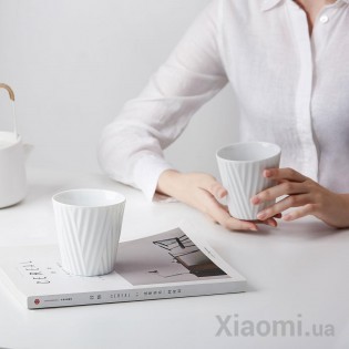 Фарфоровые чашки Xiaomi D.Lab Oda Ceramics 2pcs White