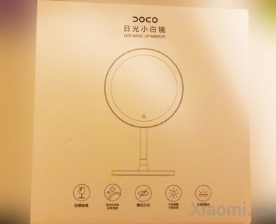 Зеркало для макияжа Xiaomi DOCO Daylight Mirror White XM001 (HZJ001)