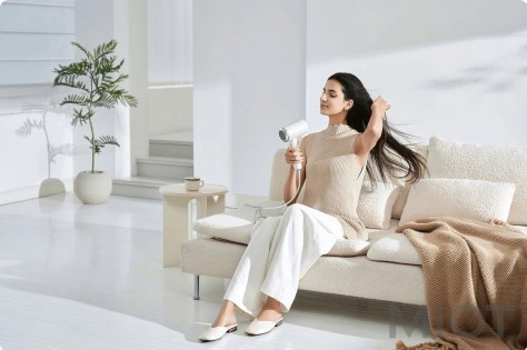 Фен для волос Xiaomi DOCO High Speed Hair Dryer Grey H900 TURBO