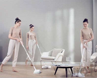 Швабра Xiaomi Dreame C++ Cordless Spray Spin Mop MRO3