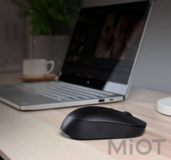 Миша бездротова Xiaomi MiiiW Silent Dual-Mode Mouse Black (WXSMSBMW03)