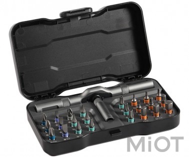 Набір універсальних викруток з тріскачкою Xiaomi DUKA RS1 Multipurpose Ratchet Screwdriver Set Black