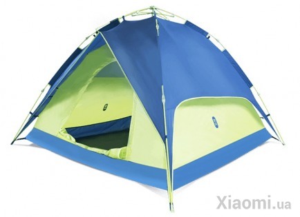 Многофункциональная Автоматическая палатка Xiaomi Early Wind 2 people Blue/Green 215*205*125cm (HW010401)