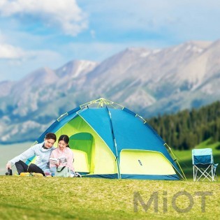 Багатофункціональний Автоматичний намет Xiaomi Early Wind 2 people Blue/Green 215*205*125cm (HW010401)