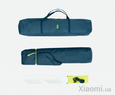 Многофункциональная Автоматическая палатка Xiaomi Early Wind 2 people Blue/Green 215*205*125cm (HW010401)