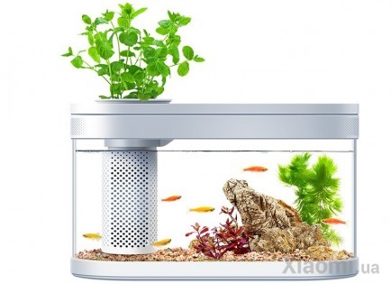 Аквариум Xiaomi Descriptive Geometry Eco Fish Tank Pro White HF-JHYJ007 382*166*229mm