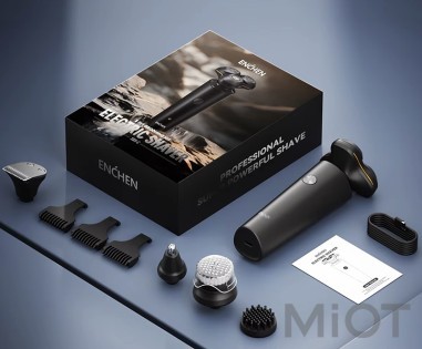 Багатофункціональна електробритва Xiaomi Enchen Rotary Shaver X8 Black SET