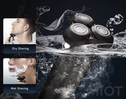 Багатофункціональна електробритва Xiaomi Enchen Rotary Shaver X8 Black SET