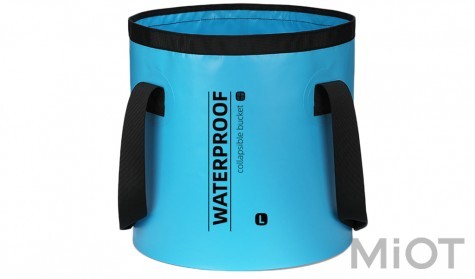 Складане відро Xiaomi Enoch Lohas Waterproof Bucket IN109 Blue L 31x30cm