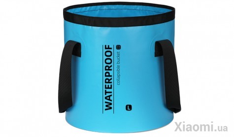 Складное ведро Xiaomi Enoch Lohas Waterproof Bucket IN109 Blue L 31x30cm