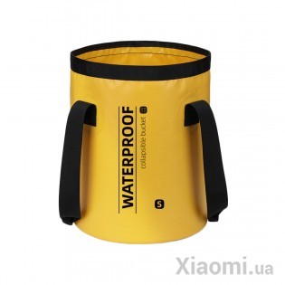 Складное ведро Xiaomi Enoch Lohas Waterproof Bucket IN109 Yellow S 25x30cm