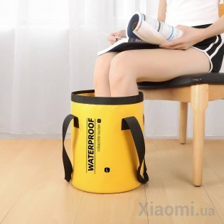 Складное ведро Xiaomi Enoch Lohas Waterproof Bucket IN109 Yellow L 31x30cm