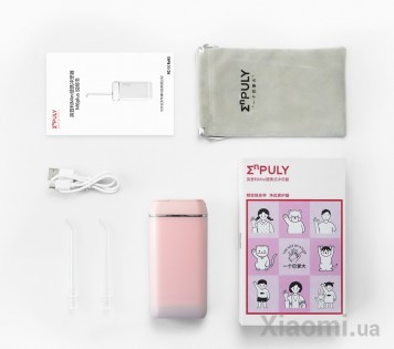 Ирригатор для ротовой полости Xiaomi ENPULY Mini Portable Dental Flush M6plus Pink