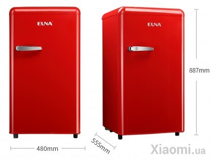 Холодильник Xiaomi EUNA BC-83R Red