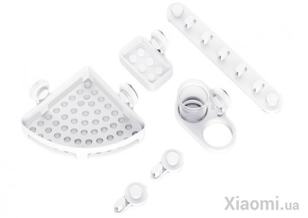Набор настенных держателей для ванной комнаты Xiaomi QUANCE White
