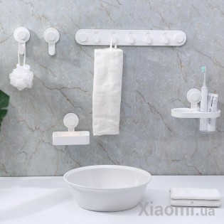Набор настенных держателей для ванной комнаты Xiaomi QUANCE White