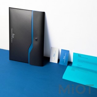 Кольорова двошарова папка для документів Xiaomi Fizz Cosmic Blue