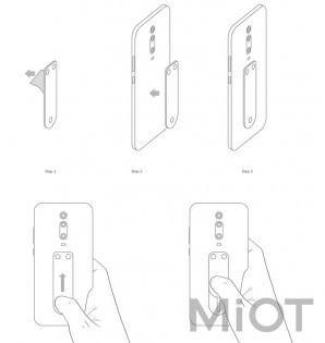 Тримач для смартфона Xiaomi freefinger Blue (3030709)