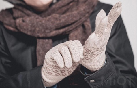 Рукавички для сенсорних екранів Xiaomi Friend Only Brown 160/80 3040019