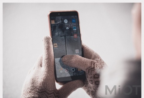 Рукавички для сенсорних екранів Xiaomi Friend Only Brown 160/80 3040019