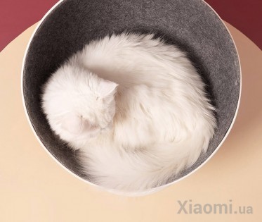Вращающийся лежак для кошек Xiaomi Furrytail Cat Boss White