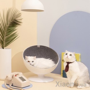 Вращающийся лежак для кошек Xiaomi Furrytail Cat Boss White