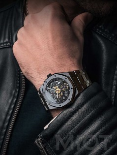 Чоловічий механічний годинник Xiaomi GEYA G-MAX Mechanica Waterproofl Watch Black