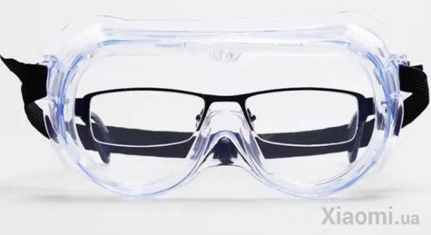 Защитные очки Xiaomi Goggles Anti-fog Dust Proof Splash-proof Impact-proof Glasses No Medical Protection Function - Clear China