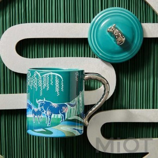 Кружка Xiaomi Gonghe Jingpin Taurus Silver Home Series Chow Tai Fook Blue