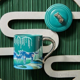 Кружка Xiaomi Gonghe Jingpin Taurus Silver Home Series Chow Tai Fook Blue