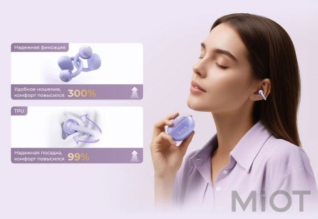 Безпроводные наушники XIAOMI Haylou AirFree (OW03 Black)