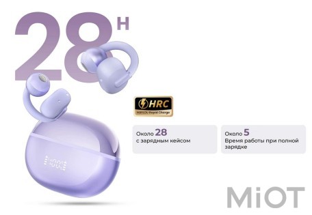 Безпроводные наушники XIAOMI Haylou AirFree (OW03 Black)