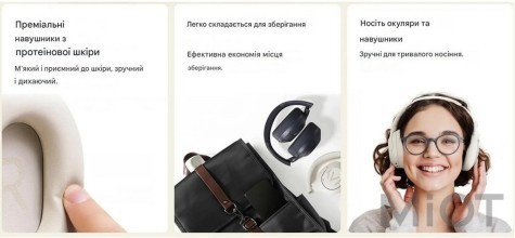 Беспроводные наушники XIAOMI Haylou Over-ear headphones Black (S30 Pro)
